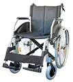 Produktbild: FabaCare Rollstuhl Lexis mit Trommelbremse, Standardrollstuhl faltbar, Steckachse, Transportrollstuhl bis 130 kg, Sitzbreite 45 cm