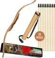 Produktbild: BOGENKÖNIG Bogenschieß-Set 10-tlg. Holz Pfeil und Bogen