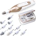 Produktbild: Beurer Nagelfräser MP 64, mit LED-Licht, elektrisch, 3 Geschwindigkeitsstufen, 10 Aufsätze