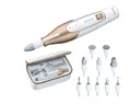 Produktbild: Maniküre Pediküre Set MP64 Akku 10 Aufsätze LED weiß gold Einheitsgröße
