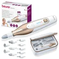 Produktbild: Beurer MP 64 Akku Maniküre Pediküre Set 10 Aufsätze LED Licht Weiß