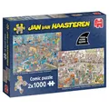 Produktbild: Jan van Haasteren - Wie Man Nicht bastelt - 2x1000 Teile Puzzle - Puzzle für Erwachsene