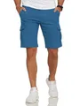 Produktbild: JACK & JONES Infinity Herren Cargoshorts Joe Freizeithose Shorts Kurze Hose (DE/NL/SE/PL, Alphanumerisch, S, Regular, Regular, Dark Blue)