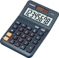 Produktbild: Casio MS-8E - Desktop-Taschenrechner - 8 Stellen - Solarpanel, Batterie - Schwarz (MS-8E)