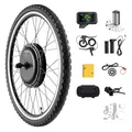 Produktbild: VEVOR 1000 W Elektro-Fahrrad Kit, 48 V 420 U/min φ650mm Vorderrad-E-Bike-Nabenmotorsatz mit verbessertem Geschwindigkeitsregler, Gasgriffsatz, LCD-Display und PAS-System für Rennrad