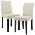 Produktbild: [en.casa] Esszimmerstuhl-Set, Creme, Holz, 42x90x48 cm, Esszimmer, Stühle, Esszimmerstühle, Vierfußstühle
