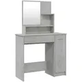 Produktbild: vidaXL Schminktisch mit Spiegel Betongrau 86,5x35x136 cm
