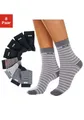 Produktbild: H.I.S Socken (Packung, 8-Paar) geringelt und unifarben