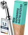 Produktbild: AARON Spring Federsattelstütze mit 31,6 mm Durchmesser | Gefederte Aluminium Sattelstütze mit 350mm Länge | Fahrrad Sattelstütze gefedert für E-Bike, MTB, Trekking Citybike u.v.m. Silber
