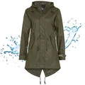 Produktbild: BMS Regenmantel 100% wasserdicht - oliv - 36
