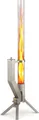 Produktbild: Gardenflare 10001, Freistehende Feuerstelle, Geschlossen, Pellet, Silber, Transparent, Draußen, Rund