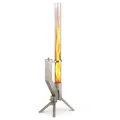 Produktbild: Feuerrohr Klassik – Edelstahl Feuersäule und Pelletfackel für Tolles Ambiente...
