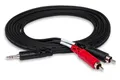 Produktbild: HOSA CMR-210 Y-Kabel 3,5mm StKlm - 2x RCA (Cinch),