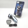 Produktbild: Philips Shaver 3000X Series X3053/00 Elektrischer Nass- und Trockenrasierer, Rotationstrasierer, Blau, PowerCut blade system; 27 self-sharpening blades; 55.000 cuts/minute, Replace every 2 yrs with SH30, 2 Jahr(e), Akku