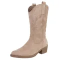 Produktbild: Ital Design Damenschuhe Stiefel Western- & Bikerstiefel, 301-A32S-, Textil, Hellbraun, Gr. 37