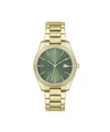 Produktbild: Lacoste Uhr mit DREI-Zeiger-Quarzwerk für Damen Kollektion Capucine mit Goldfarben Edelstahlarmband - 2001403
