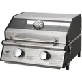 Produktbild: EL Fuego Gasgrill Jesolo 31,2 cm x 47,5 cm x 43,5 cm Schwarz-Silber