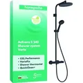 Produktbild: hansgrohe Activera S Duschsystem 240, 1 Strahlart, EcoSmart mit EcoStat Fine Varia, 28078670, Farbe: Mattschwarz