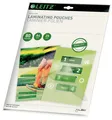 Produktbild: Leitz Heißlaminierfolien A4 80 mic, Hochwertige Laminierfolien im 25er Pack, mit
