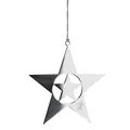 Produktbild: Fink Edelstahl Deko Stern Anhänger 20x20cm Hängedeko für Fenster oder Christbaum