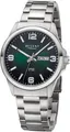 Produktbild: REGENT - Herrenuhr Gliederband 20 bar grün - F1529 - Herrenuhren