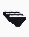 Produktbild: Emoprio Armani Herren Core Logoband 3-Pack Brief Slip, Schwarz/Schwarz/Schwarz, L (3er Pack)