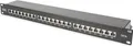Produktbild: DIGITUS Professional DN-91624S-EA-B - Patch Panel - RJ-45 X 24 - Schwarz, RAL 9005 - 1U - 48.3 cm (19