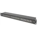 Produktbild: DIGITUS Patchpanel 1HE 24-Port Cat6a geschirmt schwarz
