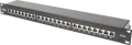 Produktbild: DIGITUS 91624SEB - Patchpanel, 19'', 24-Port, Cat.6a, 1HE