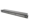 Produktbild: Digitus 19″ LSA Patch Panel, 24-Port, 1HE, CAT 6A Klasse EA DN-91624S-EA-B Netzwerk-Patch-Panel
