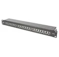 Produktbild: Digitus Digitus 24 Port Netzwerk-Patchpanel 483 mm (19) CAT 6a, CAT 6a (Rohk Netzwerk-Patch-Panel