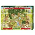 Produktbild: 296384 - Lebensraum Schwarzwald - Funky Zoo, 1000 Teile, 70.0 x 50.0 cm