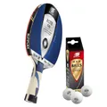 Produktbild: Sunflex® Tischtennisschläger Xcite C45 + 3x SX+ Tischtennisbälle Tischtennisset
