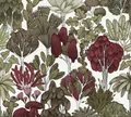 Produktbild: Tapete Vlies Palmen Floral weiß rot grün Architects Paper 37757-2 (8,50€/1qm)