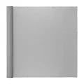 Produktbild: Ventanara® Balkonverkleidung Sichtschutz PVC Balkonumspannung Zaun Verkleidung Blende Windschutz Folie 500 x 75 cm Grau