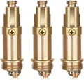 Produktbild: 3 Stück Popup Ablaufventil Waschbecken Clack Plug Bolt Messing Pop Up