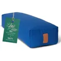 Produktbild: DoYourYoga Yoga-Bolster Paravati gefüllt Buchweizen navyblau eckig - Blau