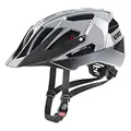 Produktbild: uvex Quatro - sicherer MTB-Helm für Damen und Herren - individuelle Größenanpassung - Verstellbarer Schirm - Rhino Black - 52-57 cm