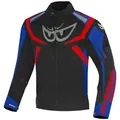 Produktbild: Berik Motorradjacke The Eye Wasserdichte Motorrad Textiljacke herausnehmbares Innenfutter,wasserdicht blau|schwarz 52