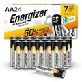 Produktbild: Energizer Alkaline Power Batterien AA (24 Stück) - Hochleistungsbatterien 1,5V - Batterie für Haushalt und Büro - 100% plastikfreie Recycelbar Verpackung - 7 Jahre lagerfähig [Exklusiv bei Amazon]