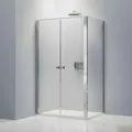 Produktbild: Duschkabine Bernstein EX416-2 Eckdusche 90x90x195cm Nano Echtglas 6mm