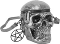 Produktbild: KILLSTAR Schädel Handtasche - Grave Digger Skull Gunmetal