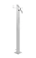 Produktbild: GardWell Wassersäule 93 cm Edelstahl 304, 2 Hahnanschlüsse ½, winterfest, Zapfsäule Garten