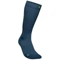 Produktbild: Bauerfeind Laufsocken Kompressionssocke Run Ultralight Compression (atmungsaktiv) navyblau blau M (44-46)