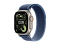 Produktbild: APPLE Watch Ultra 3 GPS + Cellular 49, 2025 Smartwatch Titangehäuse Polyester/Nylon, 145-220 mm, Natur/Blau/Hellblau