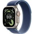 Produktbild: Apple Watch Ultra 3 2025 Titanium Cellular 49mm Natur (Trail Loop blau/hellblau) M/L