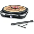 Produktbild: Severin Crêpes-Maker CM 2199 gebürstetschwarzsilber  Crepes Crepes Maker Crepesmaker Crepespfanne - Schwarz