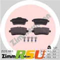 Produktbild: Zimmermann Bremsbelagsatz, Scheibenbremse 25215.190.1 Anzahl pro Packung 4