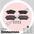 Produktbild: ZIMMERMANN 25215.190.1 Bremsbelagsatz, Scheibenbremse für MERCEDES-BENZ