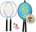 Produktbild: Schildkröt Kinder Federball Set • 2 Schläger 45,5 cm + 2 Bälle • inkl. Hülle